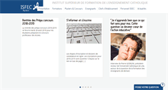 Desktop Screenshot of isfec-aquitaine.fr